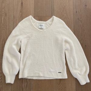 Abercrombie white sweater
